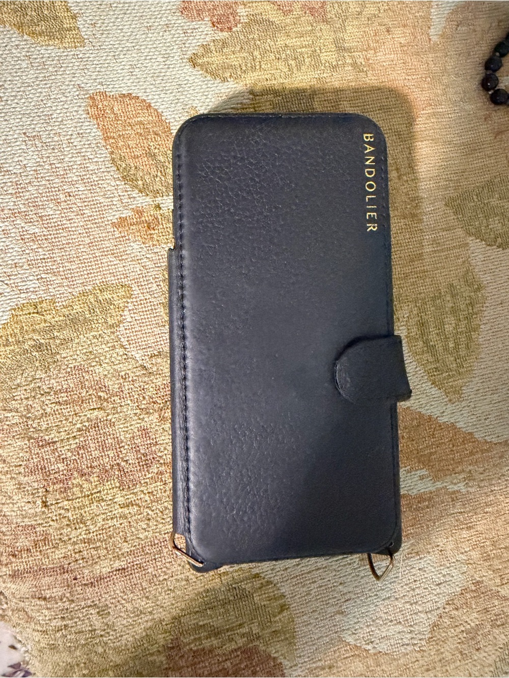 Bandolier 11 Black Leather Wallet Phone Case